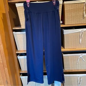 Comfortable Blue Polyester Pants